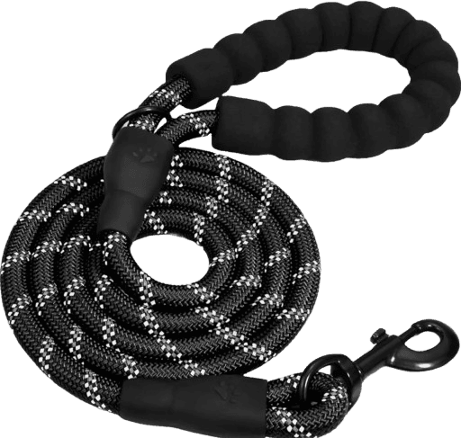 Black Colour Reflective Nylon leash