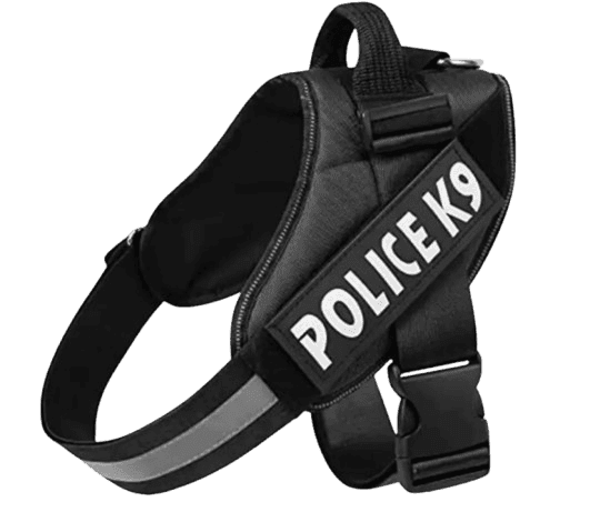 Black Colour Police K9 Harness